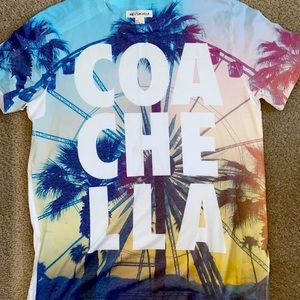 Men’s Cochella T-Shirt. NEVER WORN